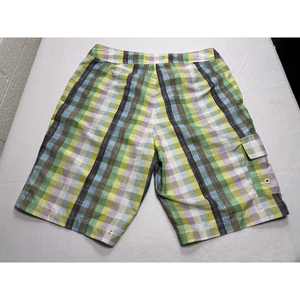 Men's Tommy Bahama Relax Plaid Boardshorts 11